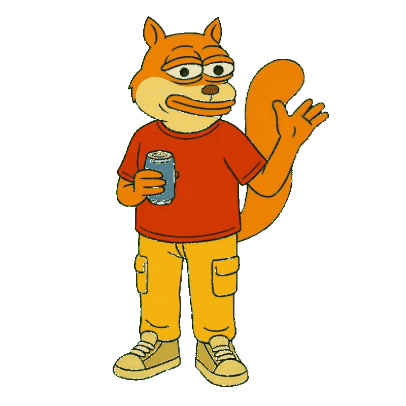 Squepe chopping some bamboos.